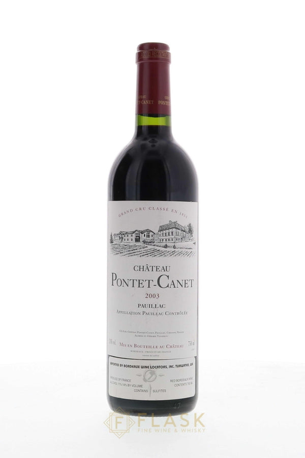 Chateau Pontet Canet 2003 - Flask Fine Wine & Whisky