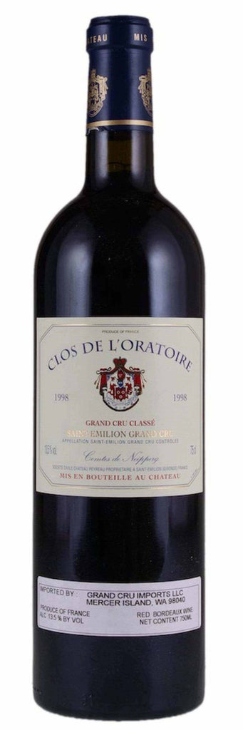 Clos de L'Oratoire Saint Emilion 1998 - Flask Fine Wine & Whisky
