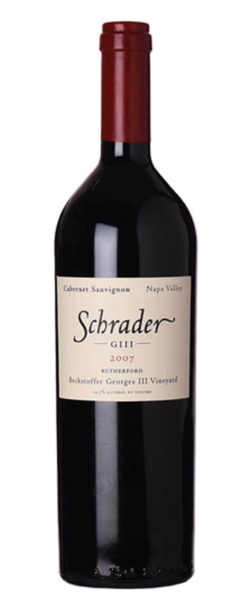 Schrader Beckstoffer Georges III Napa Valley Cabernet Sauvignon Library Release 2007 - Flask Fine Wine & Whisky