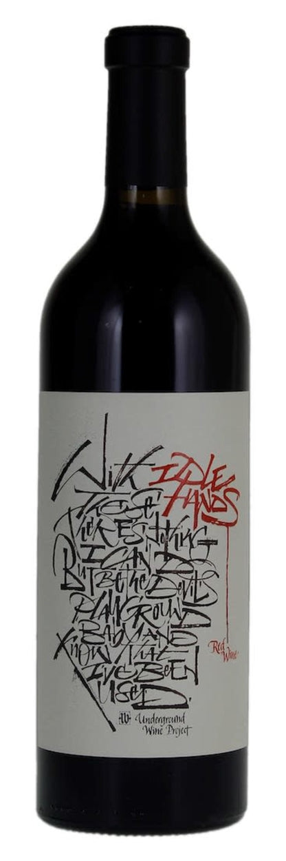 Underground Wine Project Idle Hands Red 2015 6 Bottle Case - Flask Fine Wine & Whisky