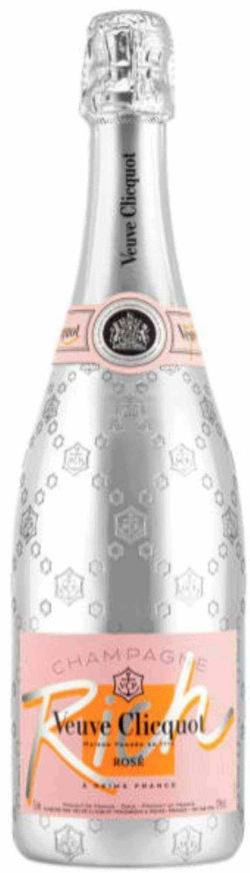 Veuve Clicquot Rich Rose Champagne - Flask Fine Wine & Whisky