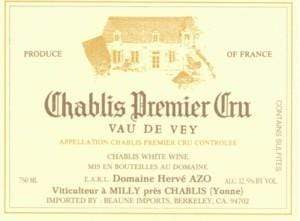 Domaine Herve Azo Chablis 1er Cru Vau de Vey 2019 - Flask Fine Wine & Whisky