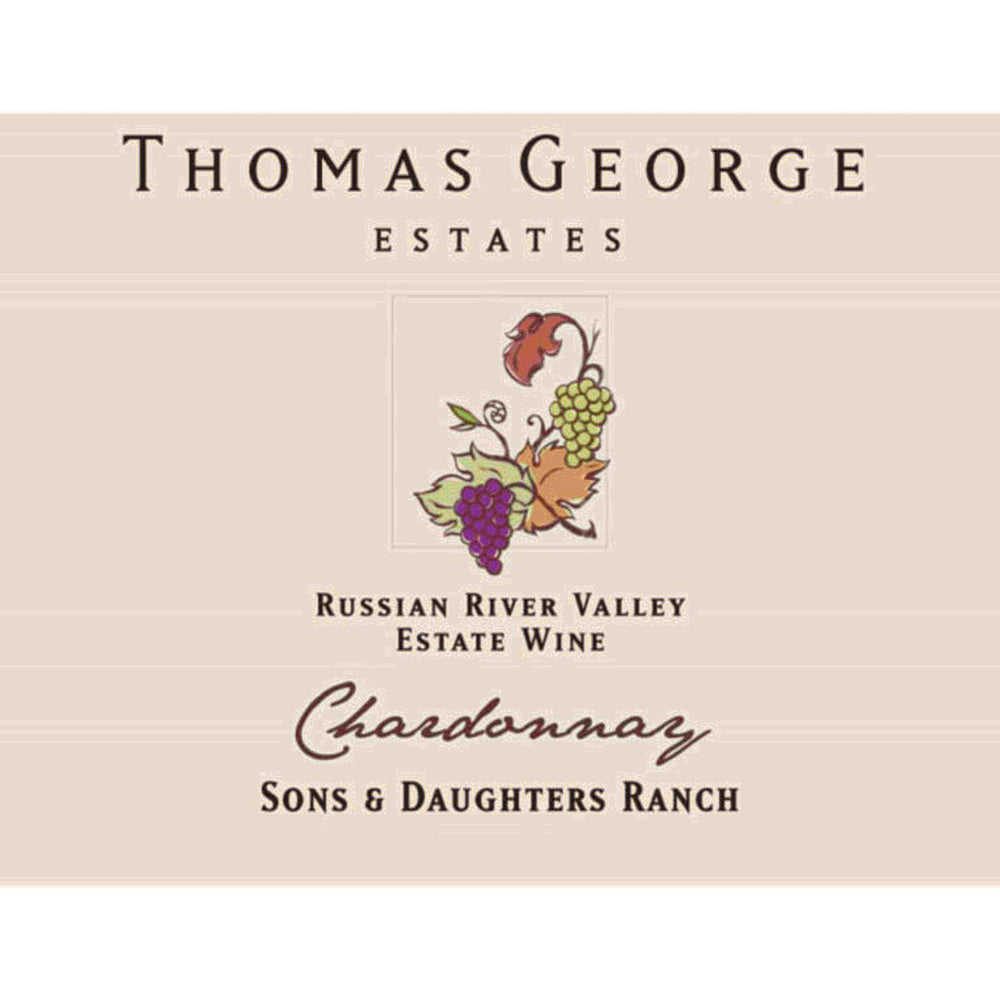 Thomas George Estate Sons & Daughters Ranch Chardonnay 2015 - Flask Fine Wine & Whisky