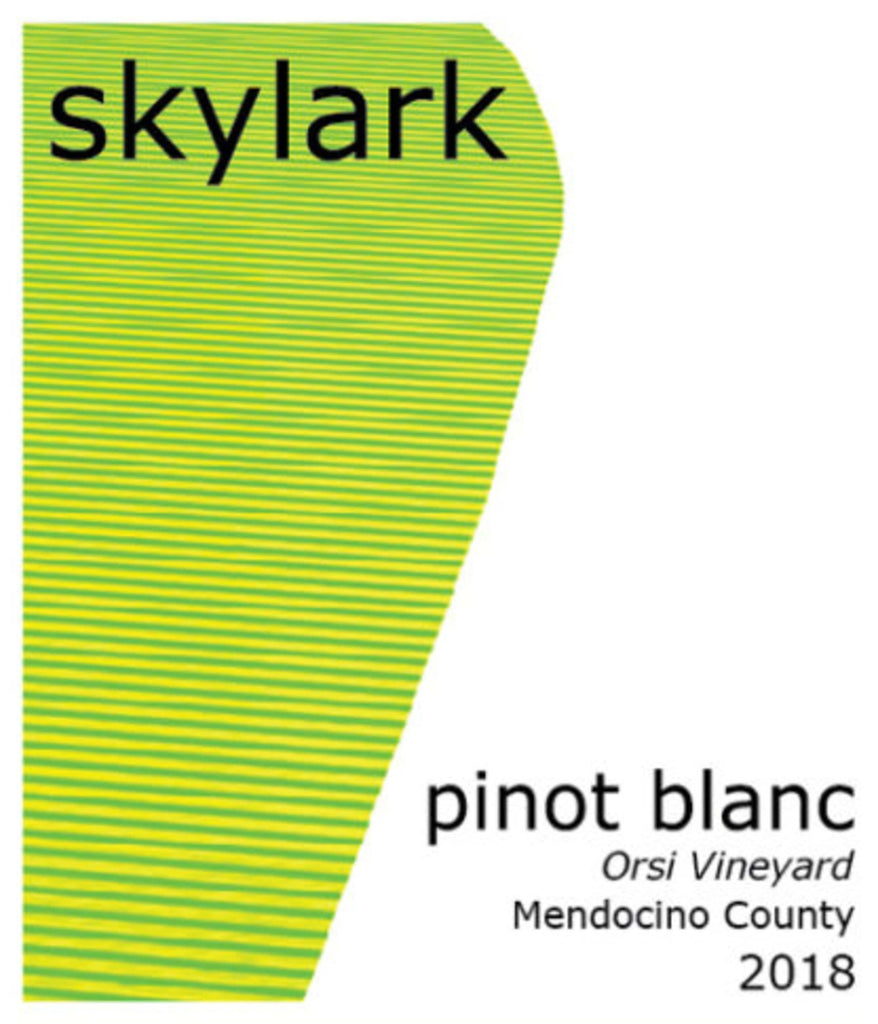 Skylark Pinot Blanc Orsi Vineyard Mendocino 2018 - Flask Fine Wine & Whisky