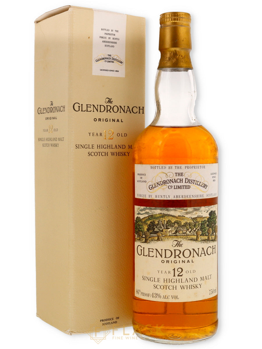 Glendronach 12 Teachers 1980s - Flask Fine Wine & Whisky