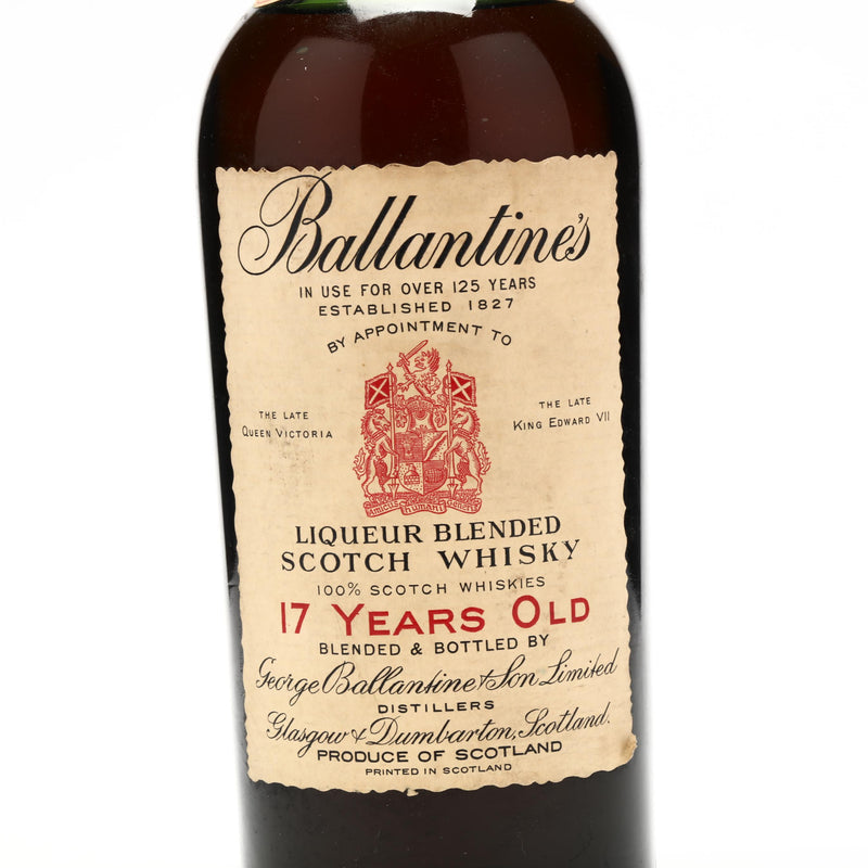 Ballantine's 17 Year Old Vintage Scotch Whiskey 1950s - Flask Fine Wine & Whisky