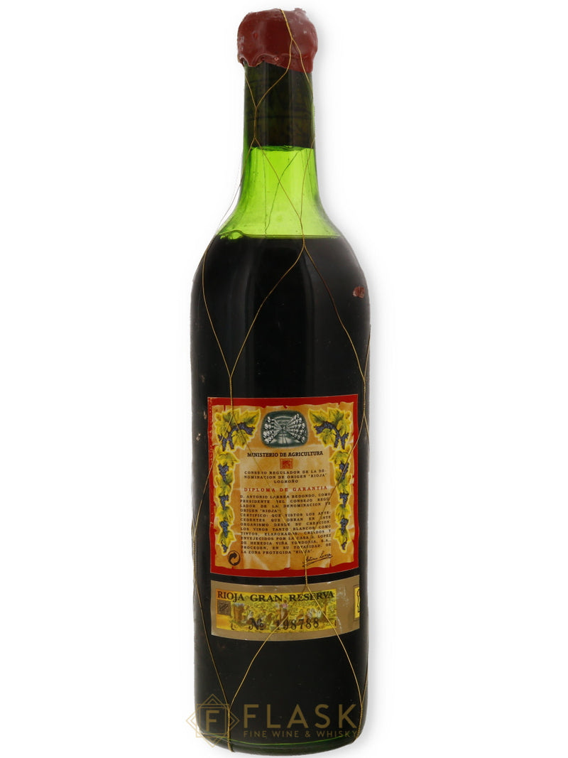 Lopez de Heredia Vina Tondonia Gran Reserva Rioja 1954 - Flask Fine Wine & Whisky