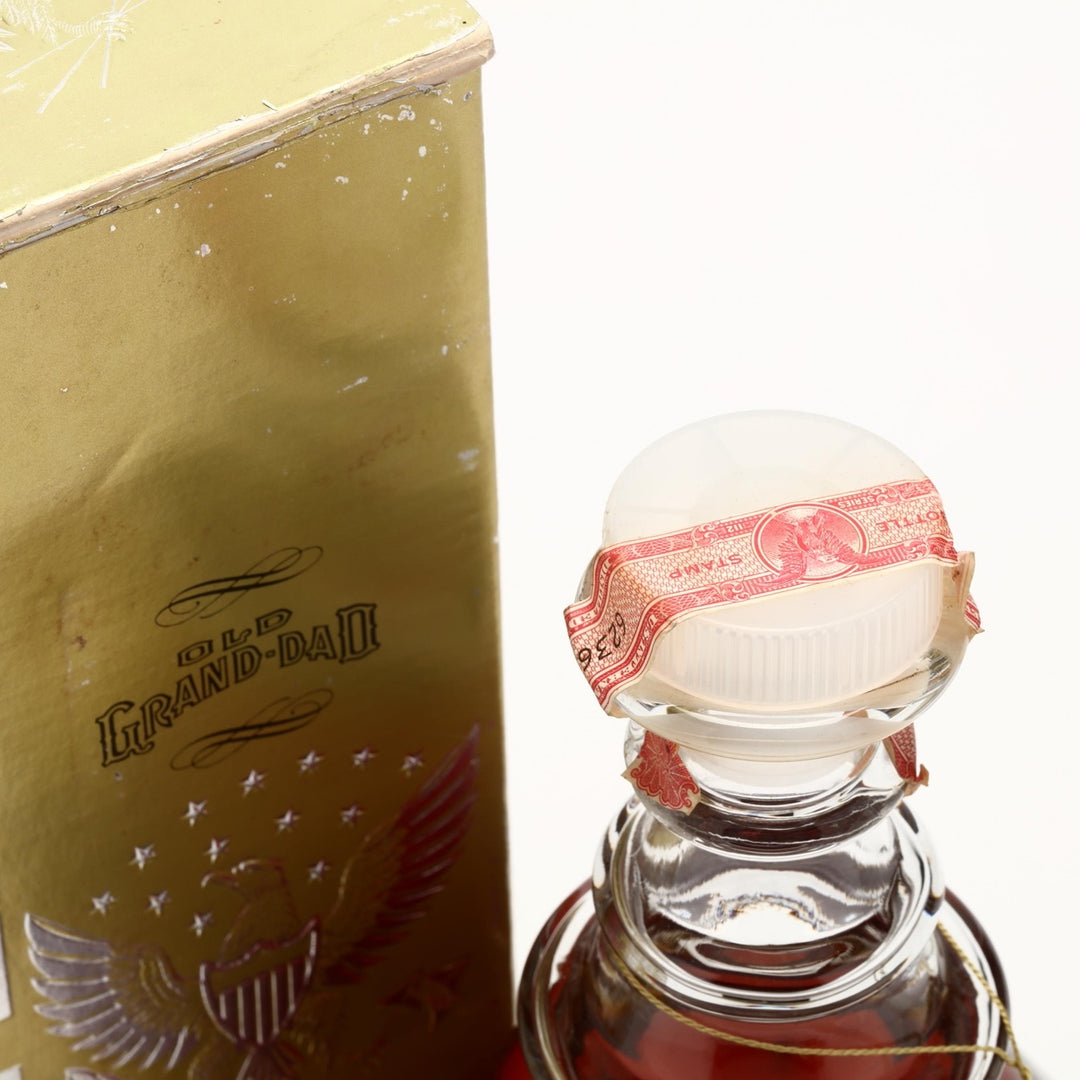 Old Grand Dad Bourbon Bicentennial Decanter Gift Box Set 1976 - Flask Fine Wine & Whisky