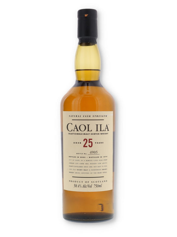 Caol Ila 25 Year Old Cask Strength OB 1979 - Flask Fine Wine & Whisky