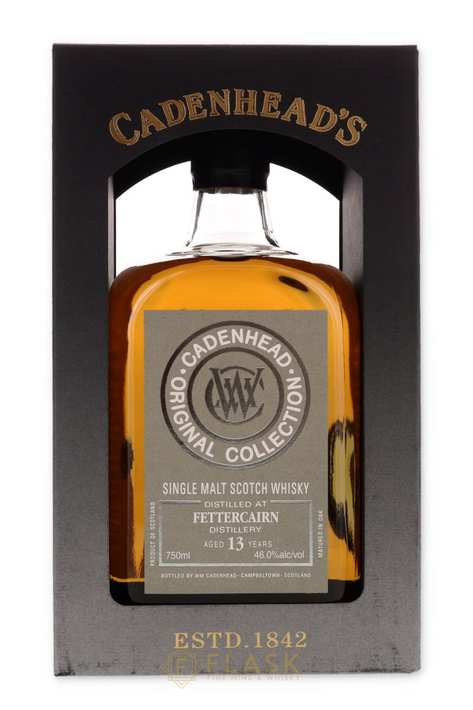 Cadenhead Fettercairn Authentic Collection 13 Years Old Cask Strength 2007 - Flask Fine Wine & Whisky