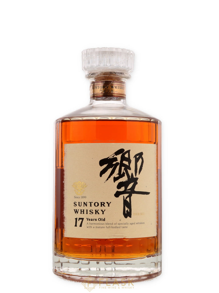 Suntory Hibiki 17 Old Label / Flower Crest - Flask Fine Wine & Whisky