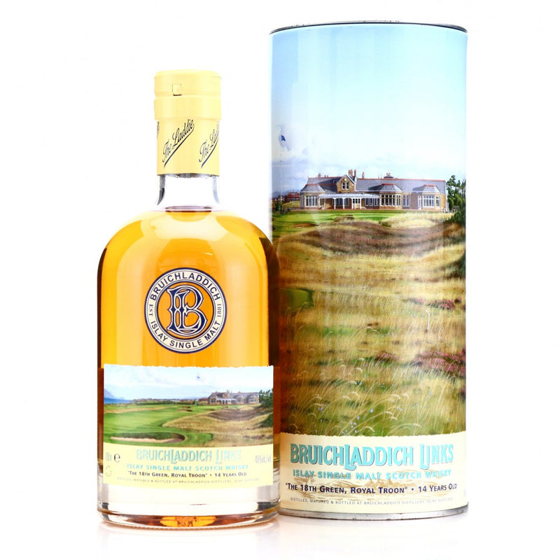 Bruichladdich Links Royal Troon '18th Hole' 14 Year Old Single Malt - Flask Fine Wine & Whisky