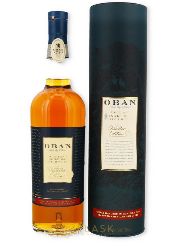 2022 Oban The Distillers Edition Double Matured in Montilla Fino Seasoned American Oak Casks Highland Single Malt Scotch Whisky - Flask Fine Wine & Whisky