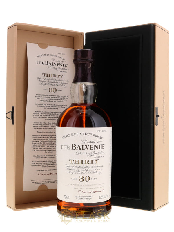 Balvenie 30 Year Old Single Malt 47.3% [Light Brown Box] - Flask Fine Wine & Whisky