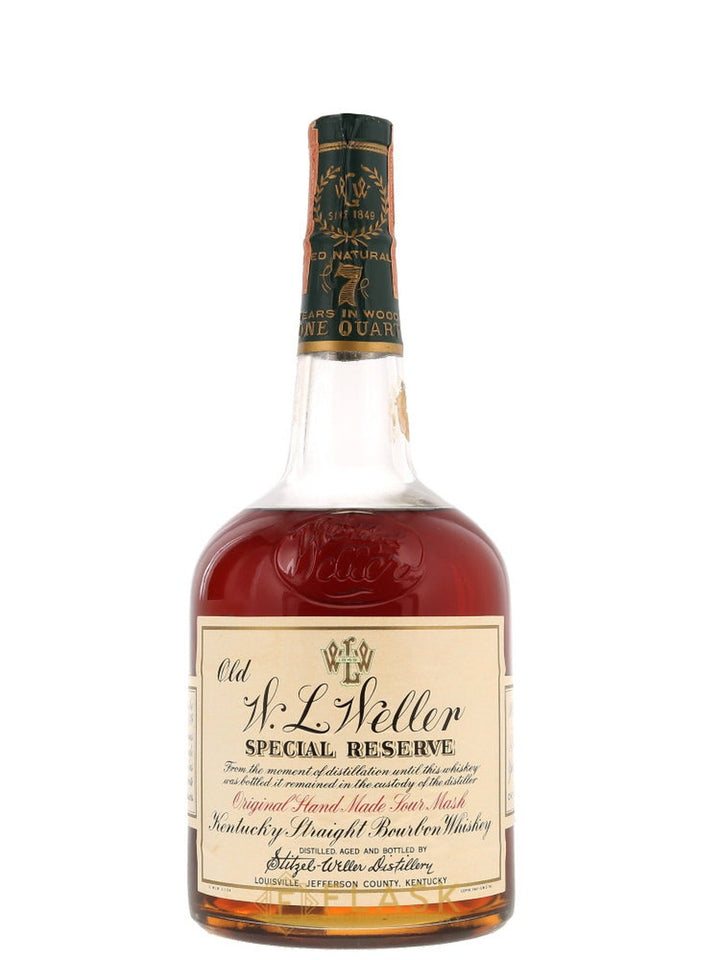 WL Weller 7 Year Old Special Reserve Bourbon 1954 / Stitzel-Weller 1 Quart - Flask Fine Wine & Whisky