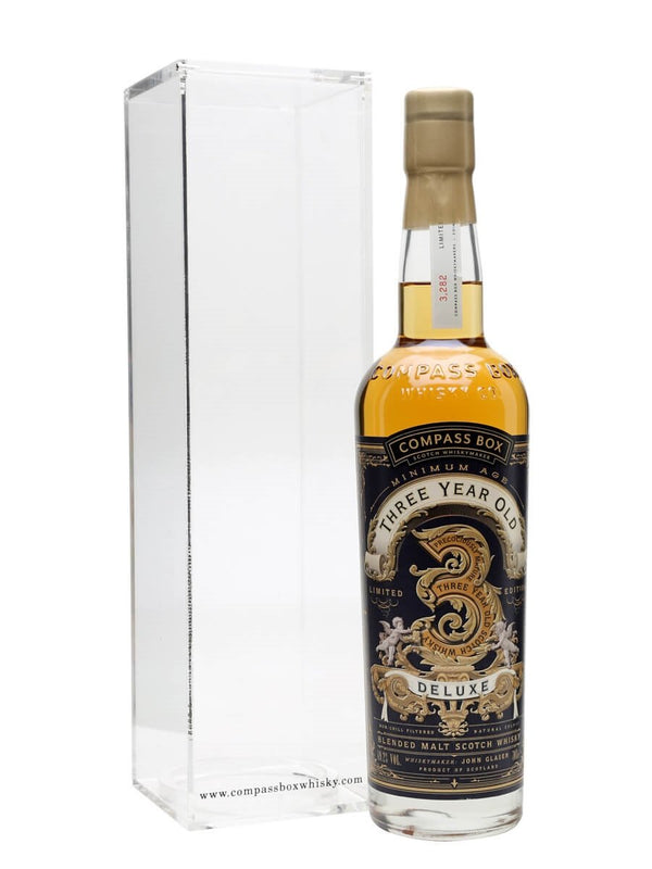 Compass Box Three Year Old Deluxe Limited Edition Blended Malt Scotch Whisky 70cl - Flask Fine Wine & Whisky