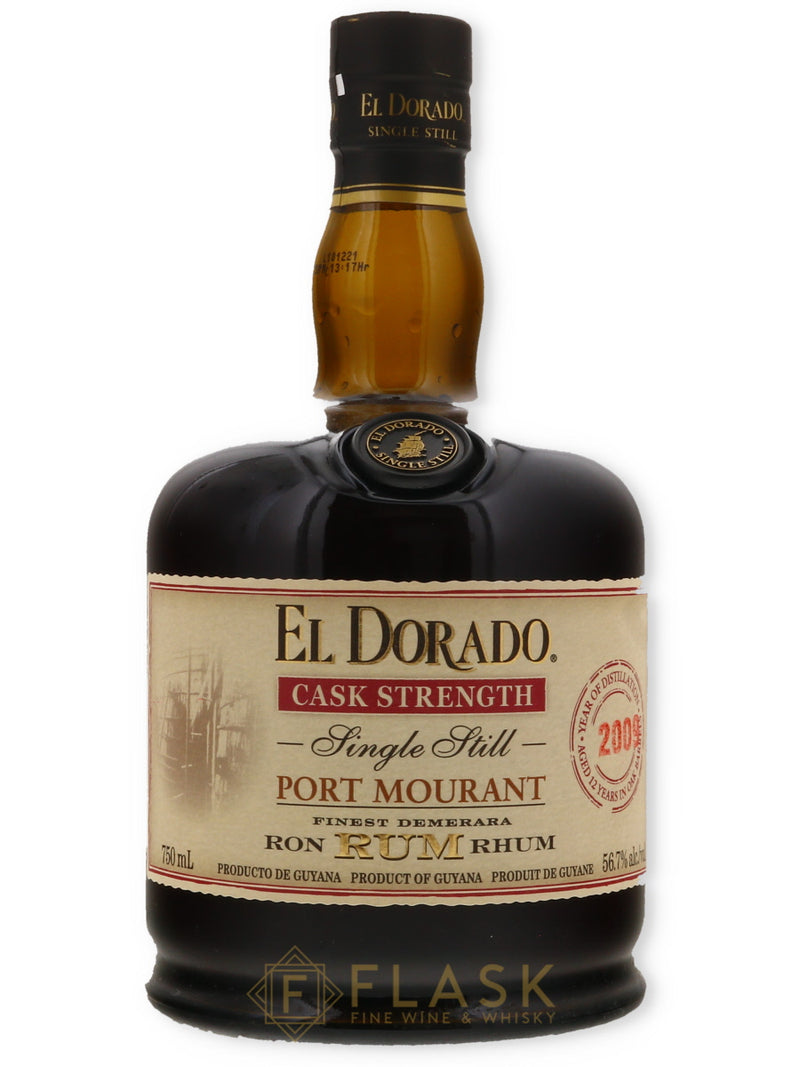 El Dorado Rum 2009 Cask Strength Single Hill Port Mourant 12yr - Flask Fine Wine & Whisky