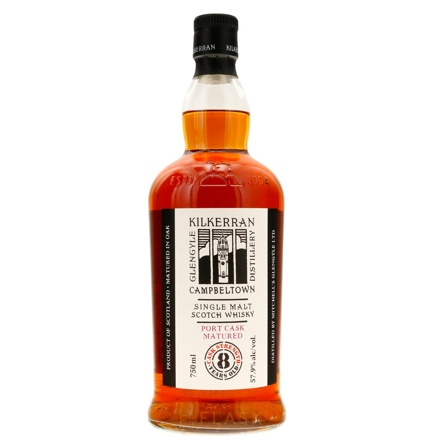 Glengyle Distillery Kilkerran Sherry Cask Matured 8 Year Old Single Malt Scotch Whisky 116.2 proof - Flask Fine Wine & Whisky