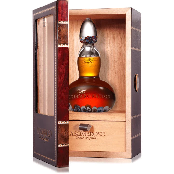 Asombroso The Collaboration 12 Year Extra Anejo Tequila Silver Oak Barrel Aged - Flask Fine Wine & Whisky