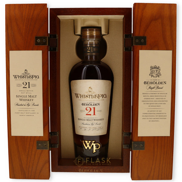 WhistlePig Farm The Beholden 21 Year Old Single Malt Whiskey - Flask Fine Wine & Whisky