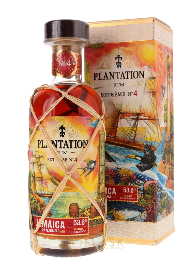 Plantation Extreme No. 4 Clarendon MMW 26 Year Old Rum - Flask Fine Wine & Whisky