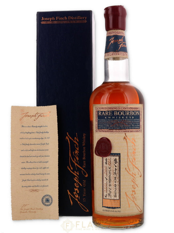 Joseph Finch 1981 Rare Bourbon 15 Year Old / Stitzel Weller - Flask Fine Wine & Whisky