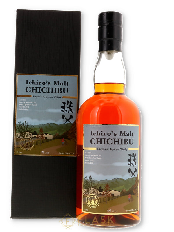 Chichibu Ichiro's Malt Red Wine Single Cask #9125 Japanese Whisky - Flask Fine Wine & Whisky