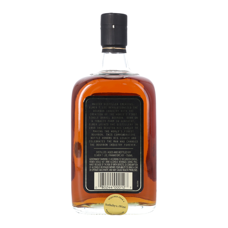 Elmer T. Lee Commemorative Bottle Single Barrel Bourbon Black Label - Flask Fine Wine & Whisky