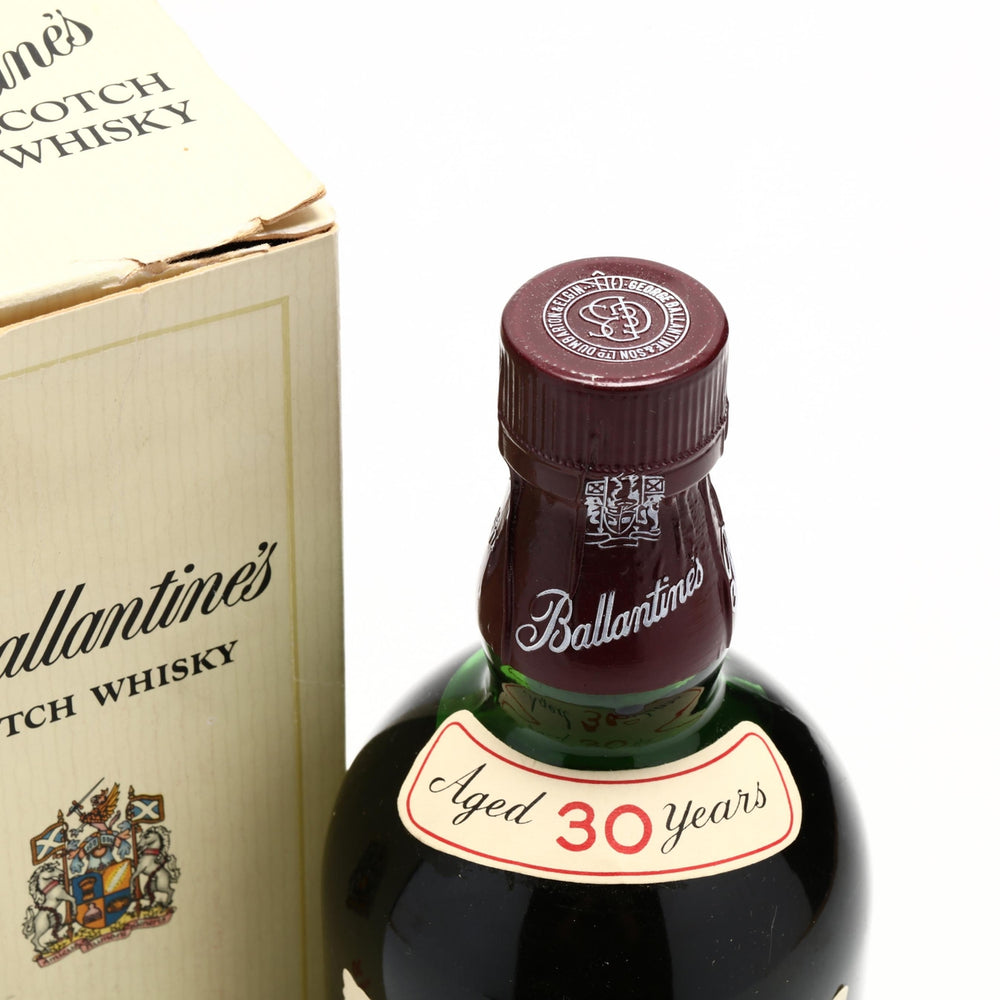 Ballantine's 30 Year Old Scotch Whisky 1980s - Flask Fine Wine & Whisky