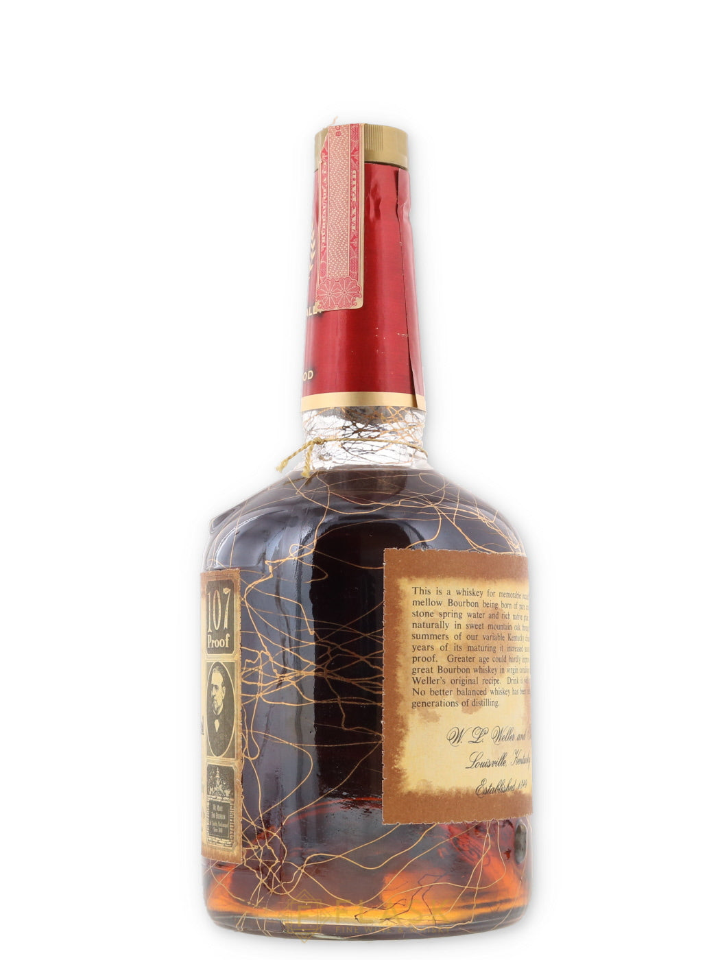 Old Weller Original 107 Proof 7 Year Old Bourbon Gold Vein 1977 / Stitzel-Weller - Flask Fine Wine & Whisky