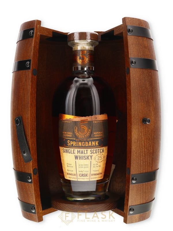 Springbank 1993 25 Year Old The Perfect Fifth First Fill Sherry Butt No. 315 Cask Strength Single Malt - Flask Fine Wine & Whisky