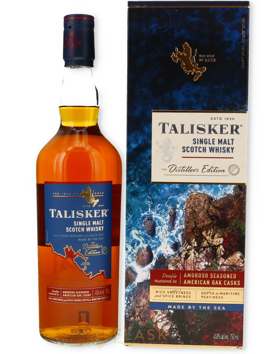 2022 Talisker The Distillers Edition Double Matured in Amoroso Seasoned American Oak Casks Single Malt Scotch Whisky - Flask Fine Wine & Whisky