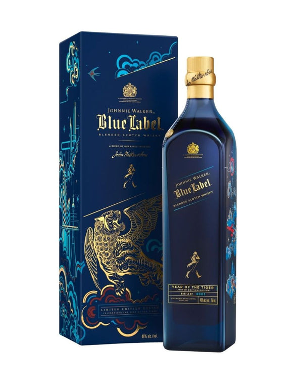Johnnie Walker Blue Label Limited Edition Year of the Tiger - Flask Fine Wine & Whisky