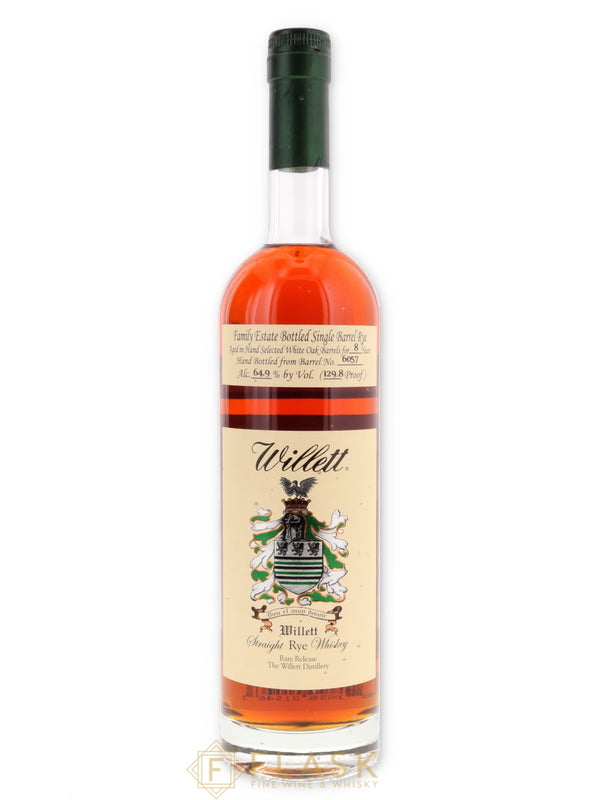 Willett Family Estate 8 Year Cask Strength Single Barrel Rye Whiskey #6057 - Flask Fine Wine & Whisky