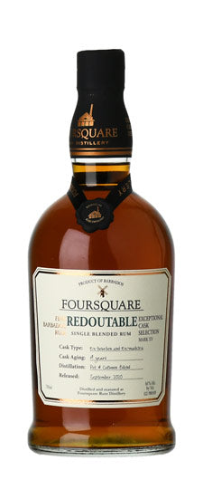 Foursquare Redoutable 14 Year Old Single Blended Rum - Flask Fine Wine & Whisky