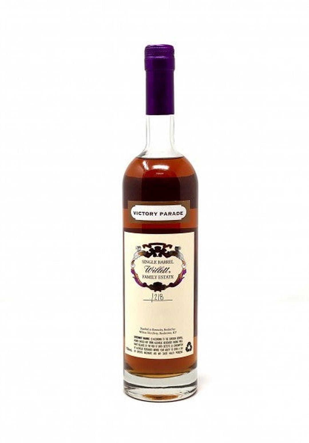 Willett Family Estate Single Barrel Bourbon 8 year #1216 119.6 Proof Victory Parade - Flask Fine Wine & Whisky