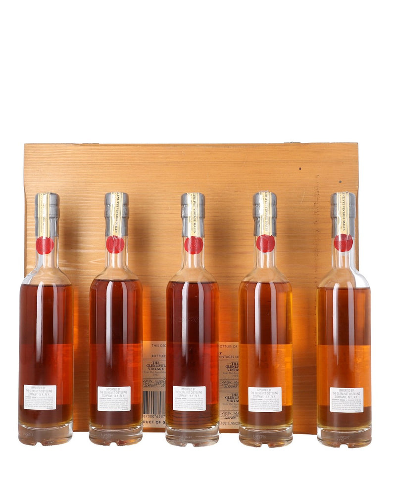 Glenlivet Vintage Collection 1967 - 1972 (5 x 200ml) - Flask Fine Wine & Whisky