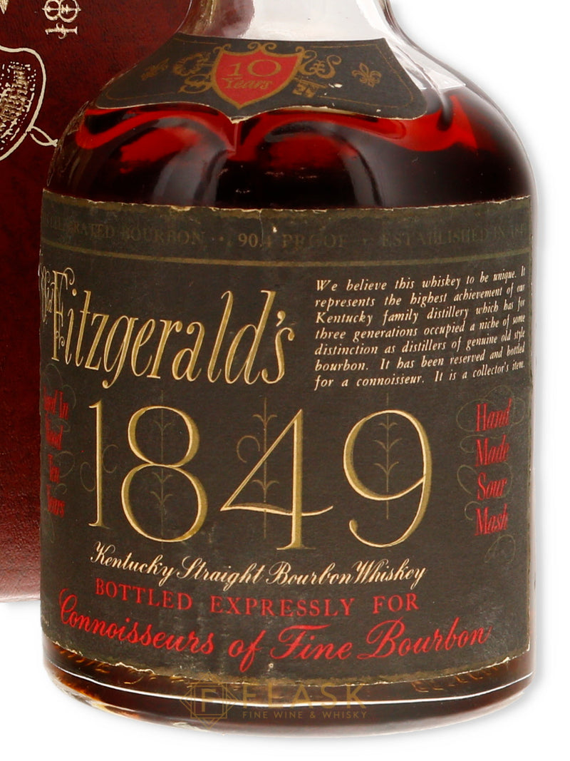 Old Fitzgerald '1849' 10 Year Old Bourbon 1960s / Stitzel Weller Gift Box w Glasses - Flask Fine Wine & Whisky