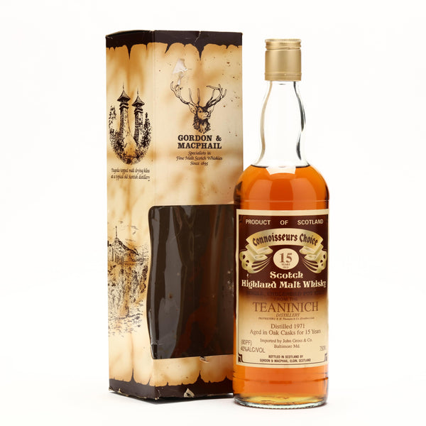 Teaninich 15 Year Old Gordon and Macphail Connoisseurs Choice 1971 - Flask Fine Wine & Whisky