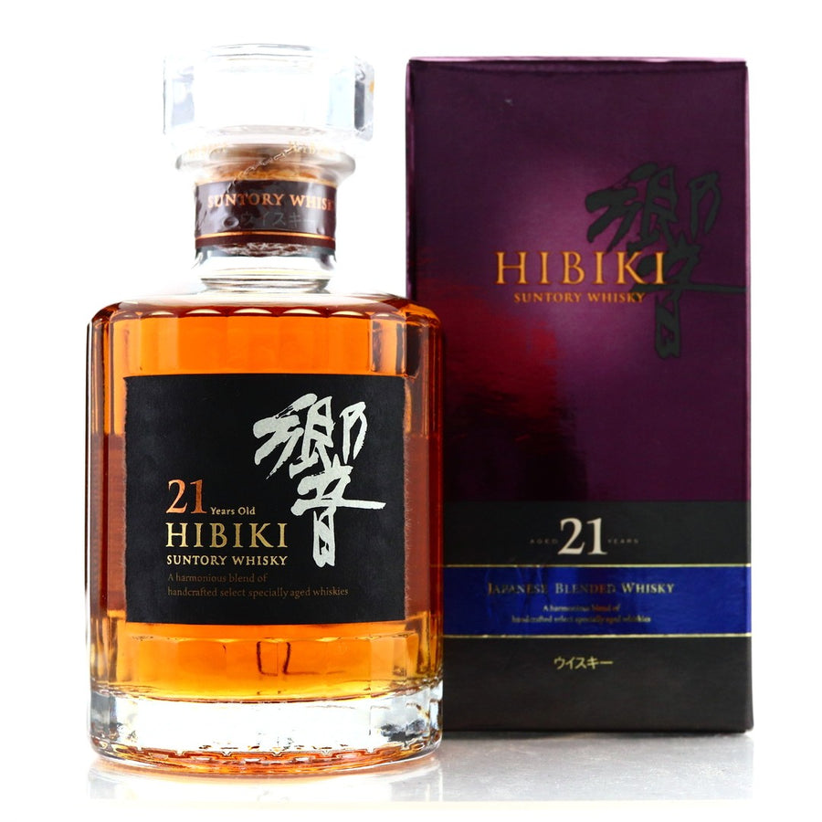 Hibiki 21 Year Old Blended Japanese Whisky Suntory 350ml Half Bottle - Flask Fine Wine & Whisky