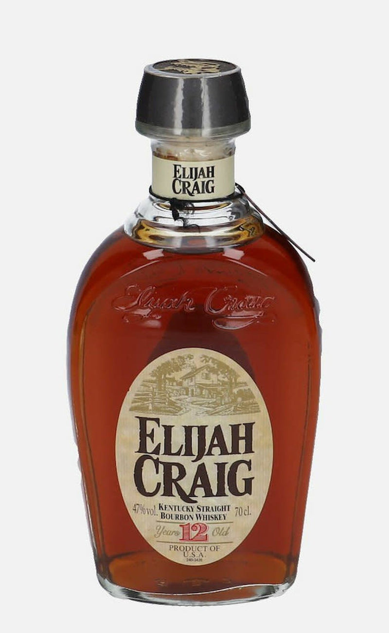 Elijah Craig 12 Year Old Bourbon Old Label - Flask Fine Wine & Whisky
