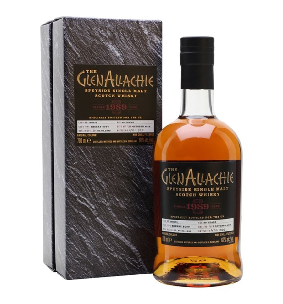 GlenAllachie 1989 Cask #100051 29 Year Speyside Single Malt Scotch Whisky - Flask Fine Wine & Whisky