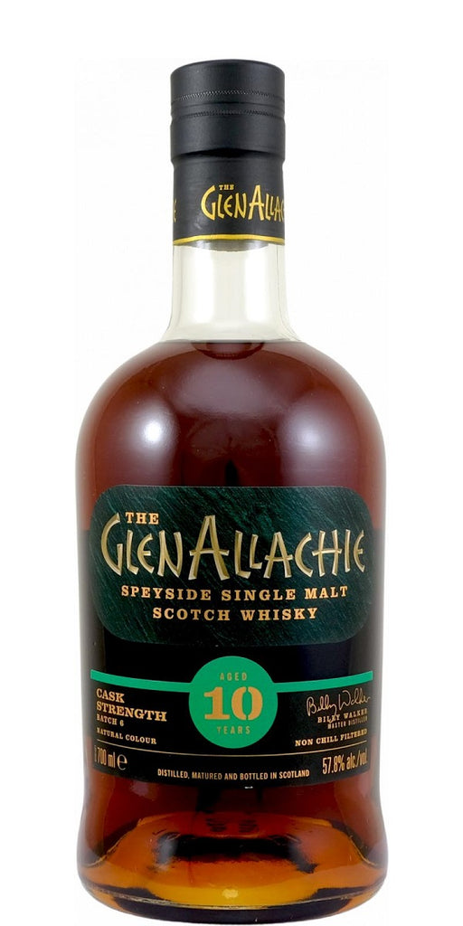 GlenAllachie 10 Year Old Cask Strength Batch #6 - Flask Fine Wine & Whisky