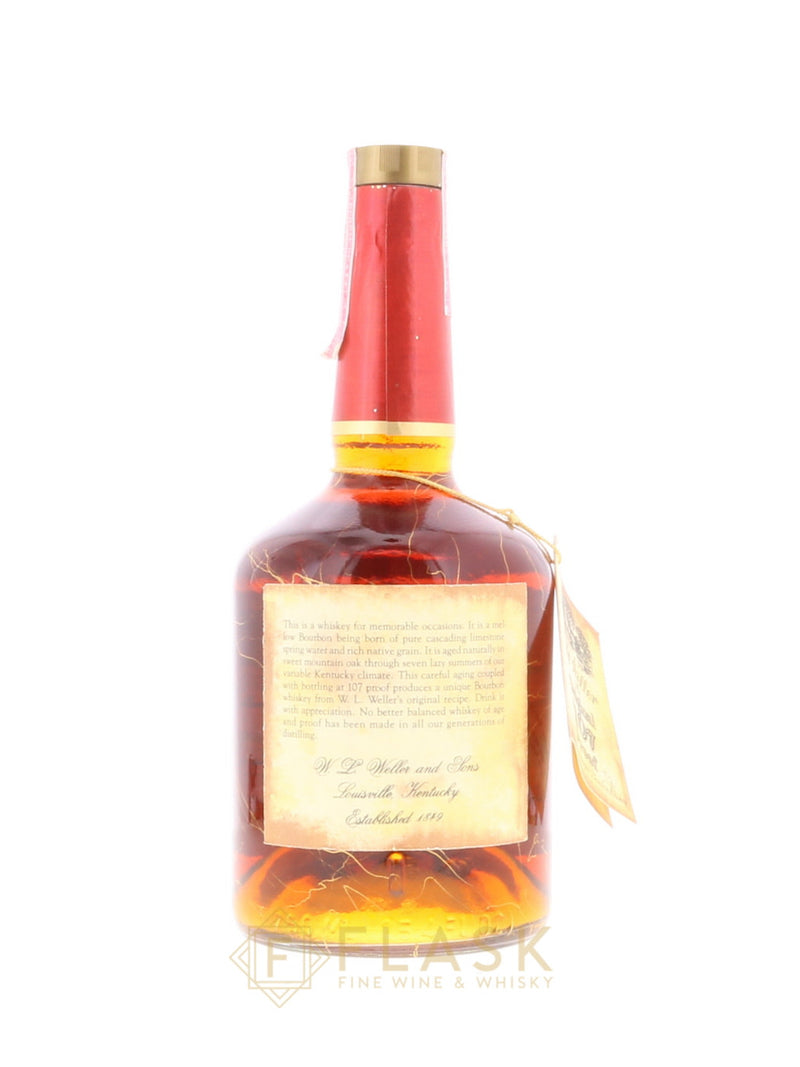 Old Weller Original 107 Proof Bourbon Gold Vein 1970s Private Label / Stitzel Weller - Flask Fine Wine & Whisky