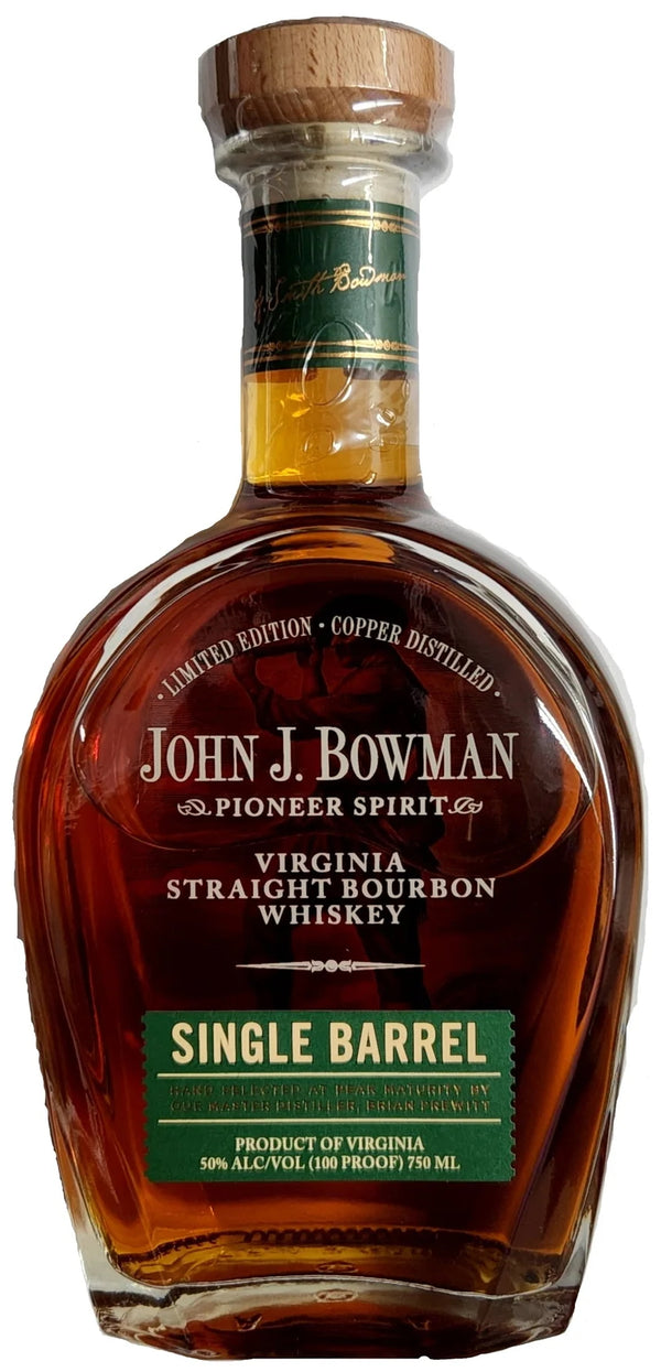 John J Bowman Single Barrel Virginia Bourbon - Flask Fine Wine & Whisky