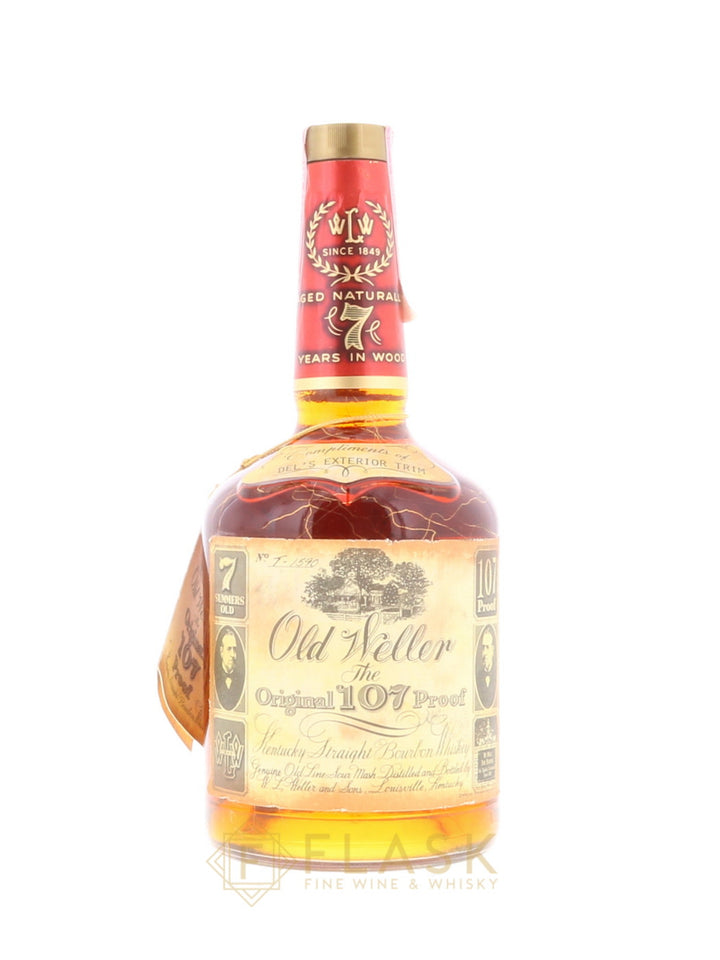 Old Weller Original 107 Proof Bourbon Gold Vein 1970s Private Label / Stitzel Weller - Flask Fine Wine & Whisky