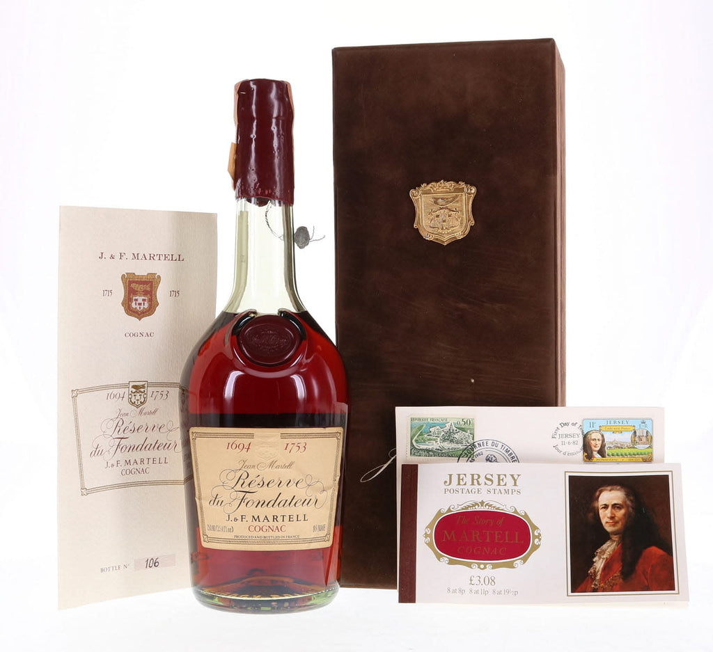 Martell Reserve du Fondateur Cognac 1982 Original Box / Full Set - Flask Fine Wine & Whisky
