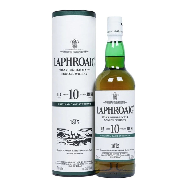 Buy Laphroaig 10 Year Old Cask Strength Batch 15 Scotch Whisky Online