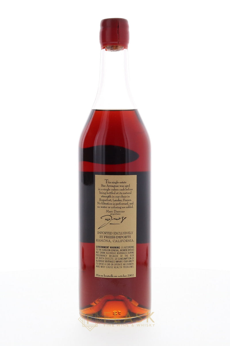 Darroze Bas Armagnac Domaine St. Aubin Le Houga 1967 - Flask Fine Wine & Whisky