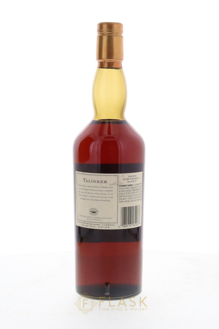 Talisker 20 Year Old 1981 Cask Strength Limited Edition 59.7% - Flask Fine Wine & Whisky